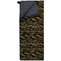 Спальный мешок TRIMM Tramp 195 camouflage с правой стороны