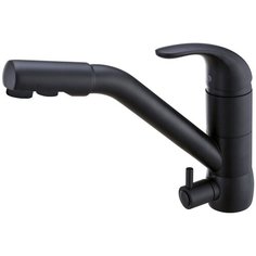 Смеситель для кухни (мойки) KAISER Safira 15066 color однорычажный black