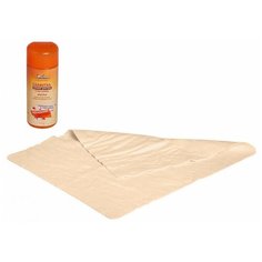 Салфетка замша ультра синтетическая ULTRA CHAMOIS в тубе (42*32 см) Airline