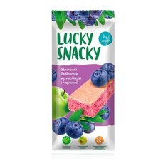 Пастила Lucky Snacky батончик яблочный с черникой, 30 г
