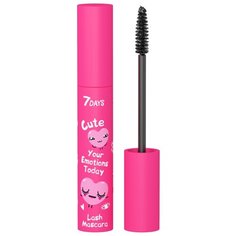 7DAYS Тушь для ресниц Your Emotions Today Cute, 204 black