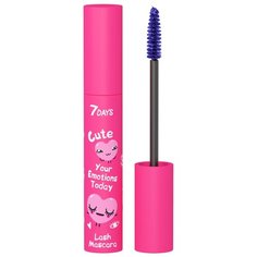 7DAYS Тушь для ресниц Your Emotions Today Cute, 201 blue