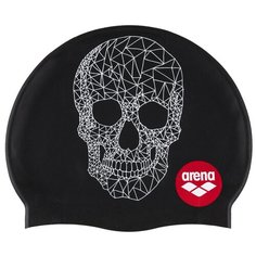 Шапочка для плавания arena Print II 1E368 242, crazy pop skulls