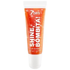 7DAYS Блеск для губ Мерцающий Shine, Bombita!, 207 fantasy