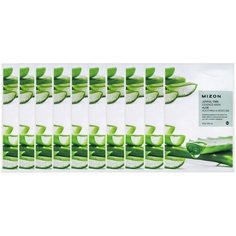 Mizon Joyful Time Essence Mask Aloe тканевая маска с экстрактом алоэ, 23 г, 10 уп.