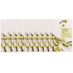 Mizon Joyful Time Essence Mask Olive тканевая маска с экстрактом плодов оливы, 23 г, 10 уп.