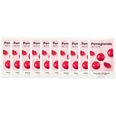 Missha Airy Fit Sheet Mask Pomegranate освежающая тканевая маска с экстрактом граната, 19 г, 10 шт.