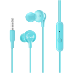 Наушники vivo Color Earphone, голубой