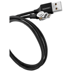 Кабель Canyon USB - Lighnning (CNI-CFI-8) 1 м, черная