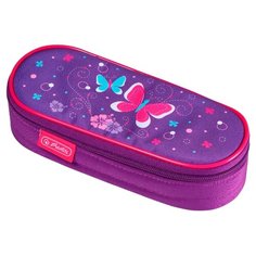 Herlitz Пенал-косметичка Case Butterfly (50021161) фиолетовый