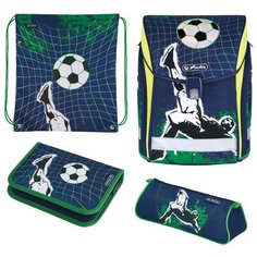 Herlitz Ранец New Midi Plus Kick It с наполнением, синий