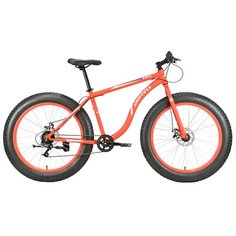 Фэт-байк Bravo Fat 26 D (2021) красный/белый 20" (требует финальной сборки)