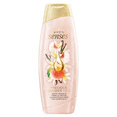 Масло для душа Avon Senses Белый персик и ванильная орхидея, 500 мл