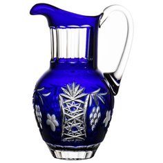 Кувшин Ajka Crystal Grape 1.2 л cobalt blue