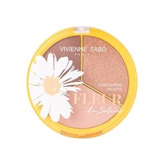 Vivienne Sabo Палетка для лица Fleur du soleil тон 01