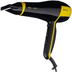 Фен VITEK VT-2295, черный/желтый