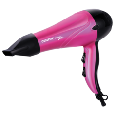 Фен CENTEK CT-2259, розовый/черный