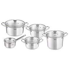 Набор посуды Tefal Simpleo B907SA74 10 пр. серебристый