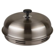 Сковорода-гриль Goodgrill Гриль-газ D520, 33 см, с крышкой, съемная ручка, стальной