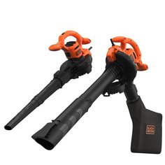 Электрический садовый пылесос BLACK+DECKER BEBLV260-QS 2.6 кВт