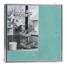 Ревизионный люк Планшет Короб 40-40 настенный под покраску ПРАКТИКА серебристый