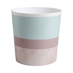 Кашпо Дарите счастье Полоски голубой/розовый