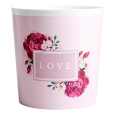 Кашпо Дарите счастье Love, 1.6 л розовый