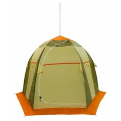 Палатка Митек Нельма 2 люкс зеленый/оранжевый
