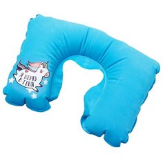 Подушка для шеи Yiwu Zhousima Crafts Я верю в тебя, голубой