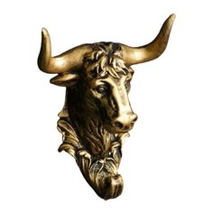 Крючок Хорошие сувениры Символ года: Бык бронзовый