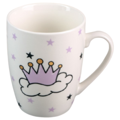 Доляна Кружка Принцесса 4503185 350 мл белый