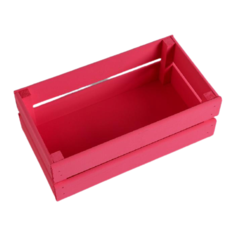 Кашпо Дарим красиво Двушка Лайт 24.5х13.5х9 розовый