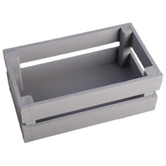 Кашпо Дарим красиво Двушка Лайт 24.5 × 13.5 × 9.5 см серый