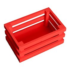 Кашпо Дарим красиво Classic 20х13х9.5 красный