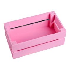 Кашпо Дарим красиво Двушка Лайт 24.5 × 13.5 × 9.5 см розовый светлый