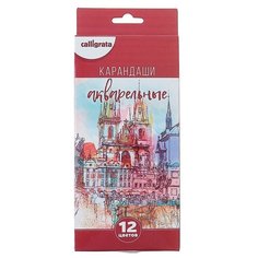 Calligrata Набор цветных карандашей Акварельные 12 цветов (3883845)