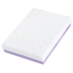 Коробка подарочная Yiwu Zhousima Crafts 3841359 - 3841362, 12 х 16 х 3 см фиолетовый