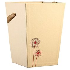 Коробка подарочная Yiwu Zhousima Crafts для цветов 17 х 23 х 16.5 см бежевый