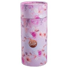 Коробка подарочная Дарите счастье With love 18.5 × 8 см розовый