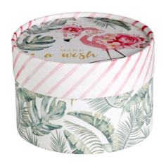 Коробка подарочная Дарите счастье Make a wish 12 х 8 см белый