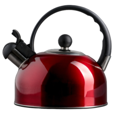Доляна Чайник со свистком Рэд 4276499 1,8 л, красный/черный