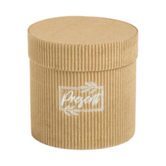 Коробка подарочная Дарите счастье Present 12 х 12 см коричневый