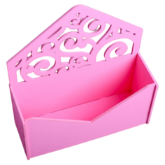 Кашпо Дарим красиво Конверт Радель Дуновение 18x6x20 см розовый светлый