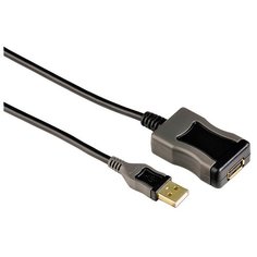 Удлинитель HAMA USB - USB (00078482) 5 м, черный