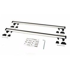 комплект дуг и опор AMOS Alfa на рейлинги для Great Wall Hover H5 (2010- н.в.), 1.3 м серебристый Амос