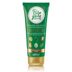 Bielita бальзам для волос Pure Green против перхоти Себонормализующий уход и объем, 200 мл