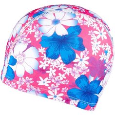 Шапочка для плавания BRADEX полиэстер, розовый/синий