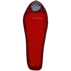 Спальный мешок TRIMM Impact 195 red/dark red с правой стороны