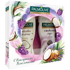 Набор крем-гелей для душа Palmolive Гурмэ СПА Кокосовое молочко и Ежевичный мусс