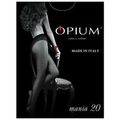 Колготки Opium Mania, 20 den, размер 2, nero (черный)